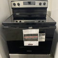 30” Amana (4.8 Cu.Ft) Stainless Steel Electric 4 Element Range Stove with Extra-Large Oven Window