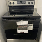 30” Amana (4.8 Cu.Ft) Stainless Steel Electric 4 Element Range Stove with Extra-Large Oven Window