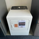 29” Whirlpool (7.0 Cu.Ft) Gas Moisture Sensing Dryer with Steam (White)