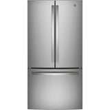 33” GE (24.7 Cu.Ft) French Door Refrigerator with Internal Water Dispenser and Icemaker in Fingerprint Resistant Stainless Steel - ENERGY STAR