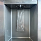 36” GE (28 Cu.Ft) Side by Side Refrigerator with Ice and Water Dispenser (Stainless Steel)