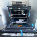 30” GE (5.0 Cu.Ft) Electric Convection Range Stove with No-Preheat Air Fry & Self Clean (Stainless Steel)