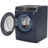 GE Profile 28” (6.1 Cu.Ft) Smart Front Load Washer with UltraFresh Vent System+ with OdorBlock (Sapphire Blue) Stackable