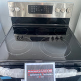 30” GE (5.0 Cu.Ft) Electric Convection Range Stove with No-Preheat Air Fry & Self Clean (Stainless Steel)