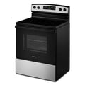 30” Amana (4.8 Cu.Ft) Stainless Steel Electric 4 Element Range Stove with Extra-Large Oven Window