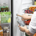 36” GE (21.9 Cu.Ft) Counter Depth French Door Refrigerator with Internal Water & Ice Dispenser (Stainless Steel)