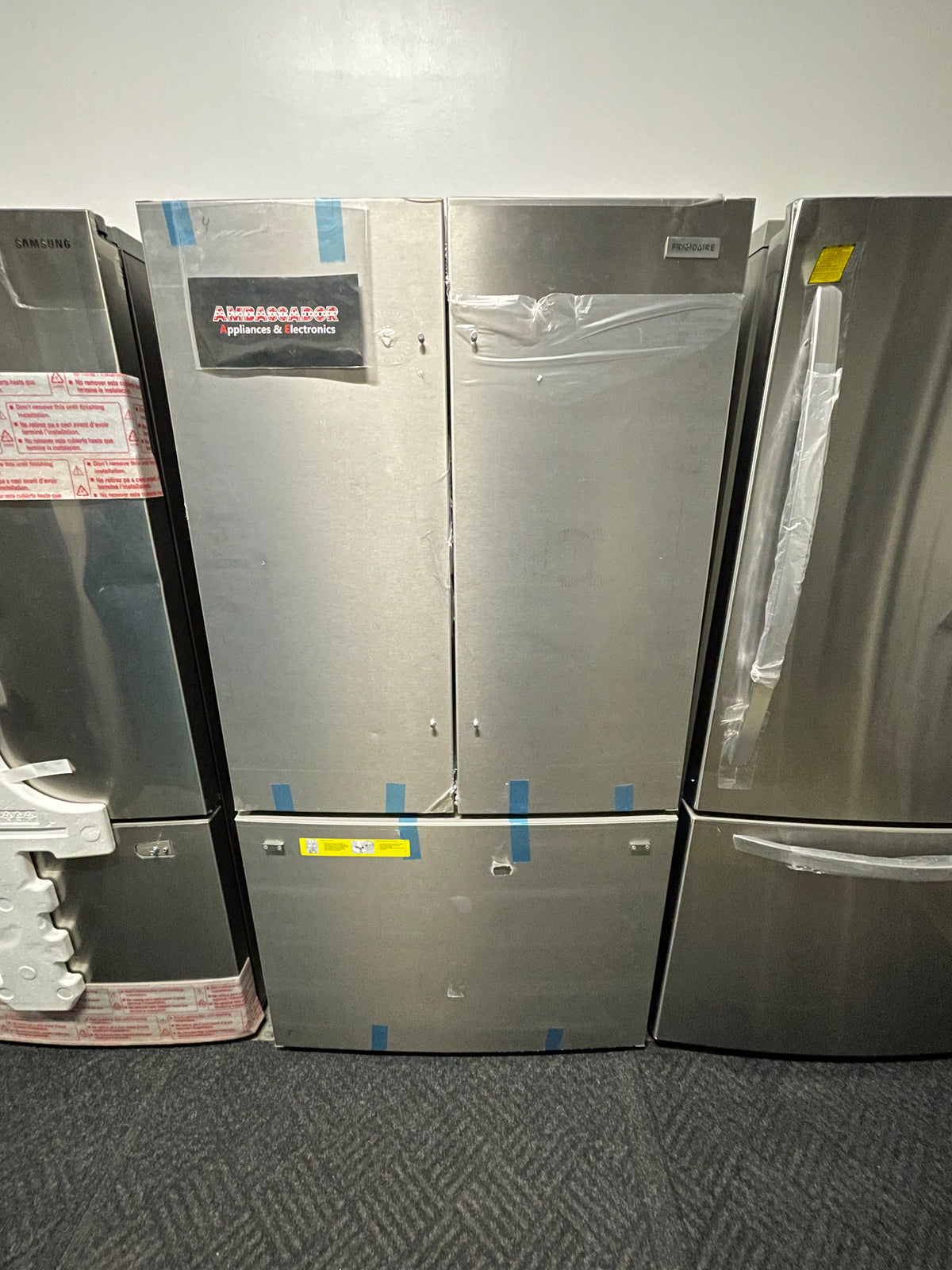 Frigidaire 36” (28.8 Cu.Ft) French Door Refrigerator with Internal Water & Ice Dispenser in Smudge-Proof Stainless Steel - ENERGY STAR