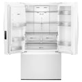 36” Whirlpool (29.5 Cu.Ft) White French Door Refrigerator with In-Door Water and Ice Maker Dispenser