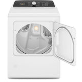 29” Whirlpool (7.0 Cu.Ft) Gas Moisture Sensing Dryer with Steam (White)
