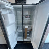 36” GE (28 Cu.Ft) Side by Side Refrigerator with Ice and Water Dispenser (Stainless Steel)