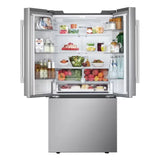 LG 33” (21 Cu.Ft) Counter-Depth French Door MAX Refrigerator with internal Ice Maker in Smudge-Resistant Stainless Steel - ENERGY STAR