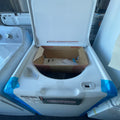 27” Top Load Moffat Washer & GE Dryer Set (White)