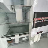 36” Moffat (21.7 Cu.Ft) 4-Door Refrigerator Ice/Water Dispenser in Stainless Steel ENERGY STAR