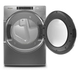 27” Whirlpool (7.4 Cu.Ft) Stackable Electric Vented Dryer with Moisture Sensing, Steam & Energy Star - Chrome Shadow