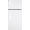 28” GE (15.6 Cu.Ft) Top Freezer Refrigerator (White)