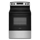 30” Amana (4.8 Cu.Ft) Stainless Steel Electric 4 Element Range Stove with Extra-Large Oven Window
