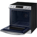30” Samsung (6.3 Cu.Ft) Electric Slide-in Range Stove with Fan Convection Oven - Wi-Fi Connectivity (Stainless Steel) 5 Elements