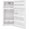 28” GE (15.6 Cu.Ft) Top Freezer Refrigerator (White)