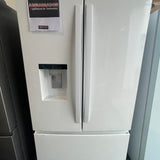36” Whirlpool (29.5 Cu.Ft) White French Door Refrigerator with In-Door Water and Ice Maker Dispenser