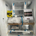 GE 33” (18.6 Cu.Ft) Counter Depth French Door Refrigerator (White) internal Water & Ice