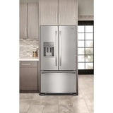 36” Whirlpool (25 Cu.Ft) French Door Refrigerator with Water & Ice Dispenser (Stainless Steel)