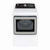 27” GE Top Load Washer (4.9 Cu.Ft) & Electronic Dryer (7.2 Cu.Ft) Set in White