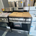 GE 30” (5.0 Cu.Ft) Gas Range Stove with Steam clean & Precise Simmer Burner Broil drawer Oven in Stainless Steel