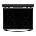 30” Amana (4.8 Cu.Ft) Stainless Steel Electric 4 Element Range Stove with Extra-Large Oven Window