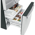 36” GE (21.9 Cu.Ft) Counter Depth French Door Refrigerator with Internal Water & Ice Dispenser (Stainless Steel)