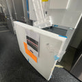 GE 33” (18.6 Cu.Ft) Counter Depth French Door Refrigerator (White) internal Water & Ice
