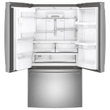 GE 36” (22.1 Cu.Ft) Counter Depth French Door Refrigerator With Exterior Water & Ice Dispenser
