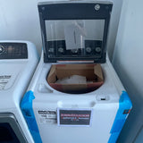 27” GE Top Load Washer (4.9 Cu.Ft) & Electronic Dryer (7.2 Cu.Ft) Set in White