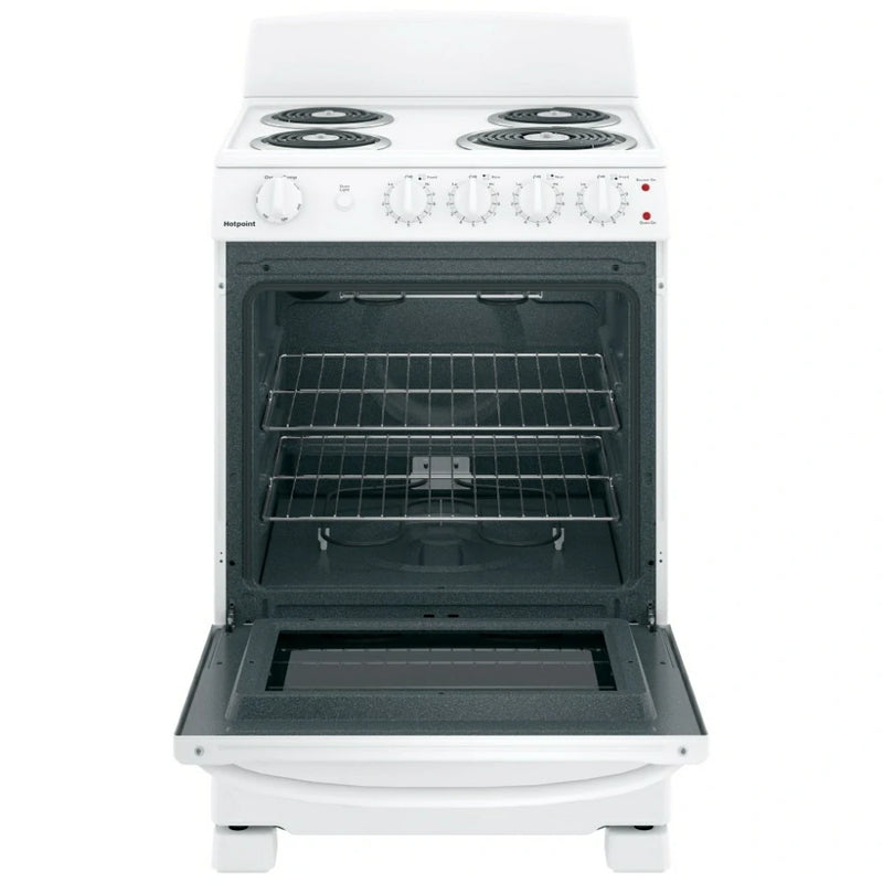 GE 24” (2.9 Cu.Ft) Freestanding Electric Coil Range Stove