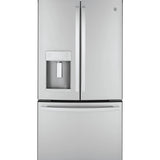 GE 36” (22.1 Cu.Ft) Counter Depth French Door Refrigerator With Exterior Water & Ice Dispenser