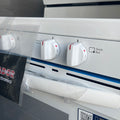 Frigidaire 30” (5.1 Cu.Ft) Gas Range Stove 5 Burner Quick Boil Cooktop with Even Bake technology and Steam Clean (White)