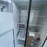 36” GE (28 Cu.Ft) Side by Side Refrigerator with Ice and Water Dispenser (Stainless Steel)