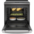 GE Profile 30” (5.3 Cu.Ft) Smart Induction Slide-In Range with 5 Burners (No-Preheat Air Fry) Stainless Steel